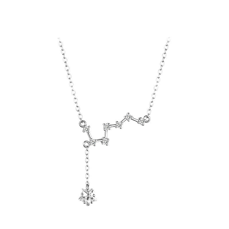 Wholesale 925 Silver Beidou Seven Star Necklace